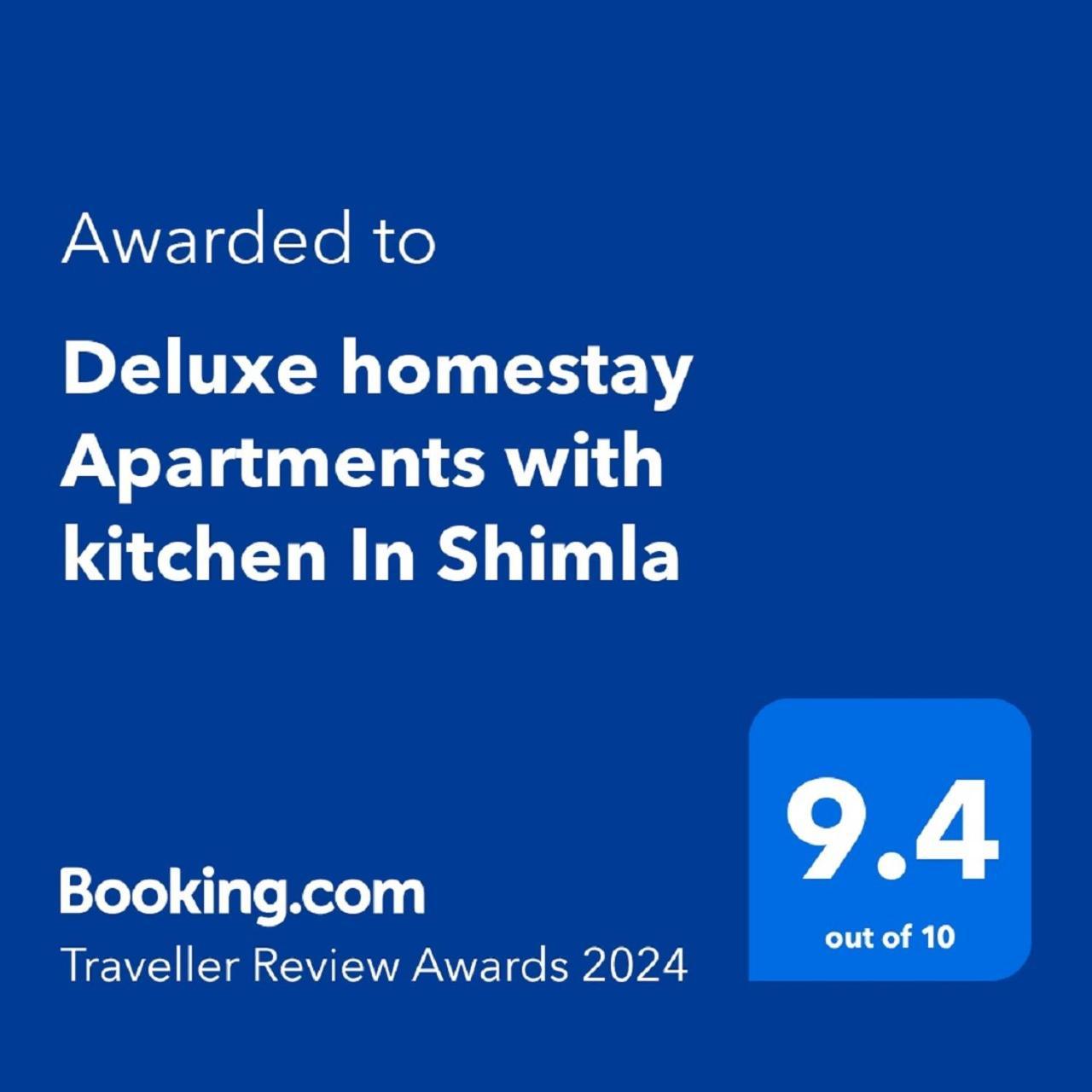 Deluxe Homestay Apartments With Kitchen In Shimla Eksteriør bilde
